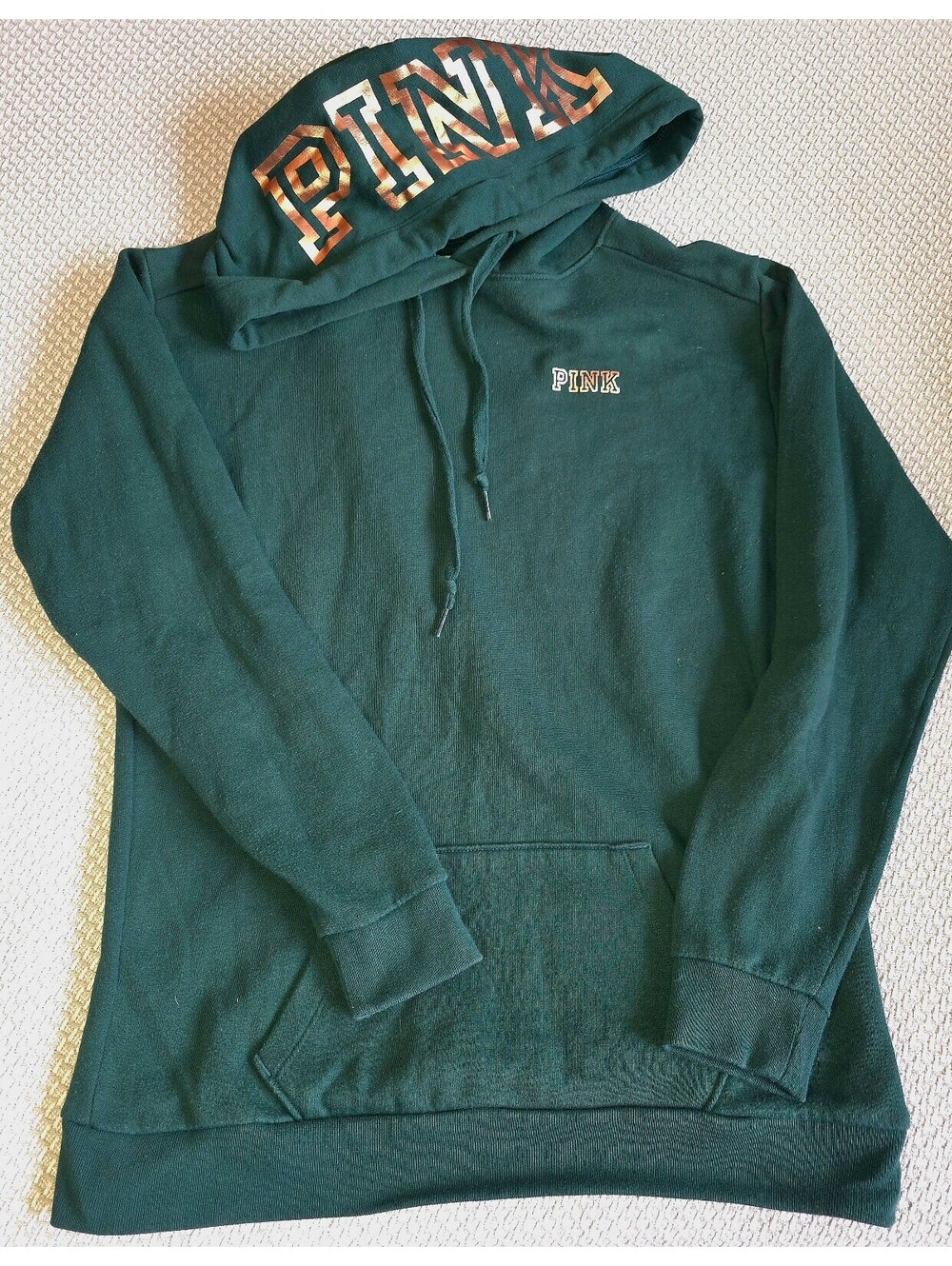 Green hoodie by Victoria's Secret pink line size Xs